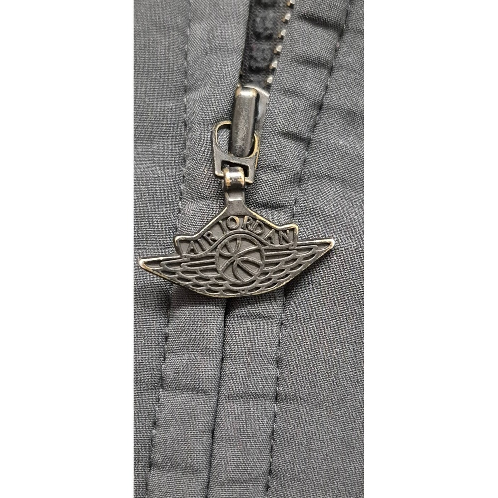 Nike Air Jordan Men's Long Sleeves Activewear Full Zip Black Jacket Sz M Y2K‎ - Picture 5 of 16